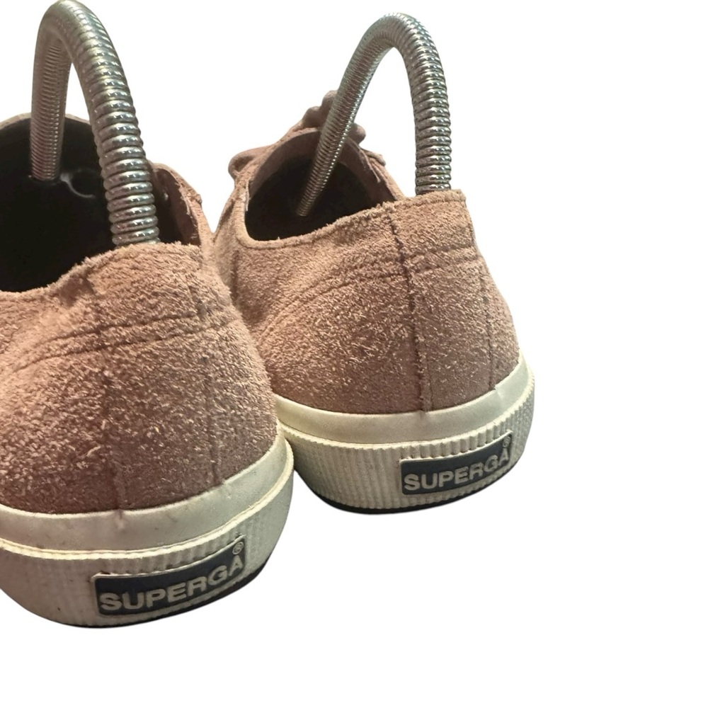 Superga 2750 Suede Sneakers Dusty Rose Pink Woman’s‎ Sneakers Sz 7.5 Low Top - Picture 9 of 14